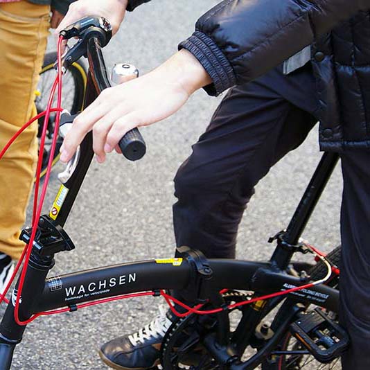 20インチアルミ折りたたみ 自転車6段変速 Angriff BA-100 | WACHSEN