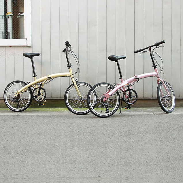 20インチアルミ折りたたみ自転車 6段変速 GUN FLAP BA-100D BA-100