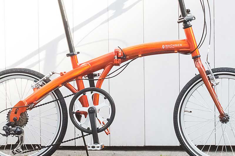 20インチアルミ 折りたたみ自転車 6段変速 ORAN WBA-2001 | WACHSEN