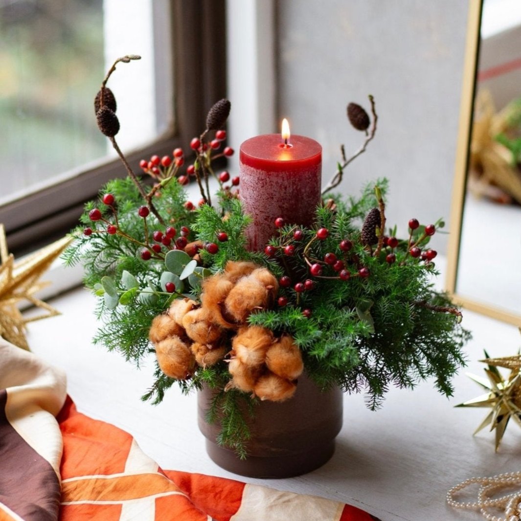LIFFTクリスマス2025】キャンドルアレンジメント