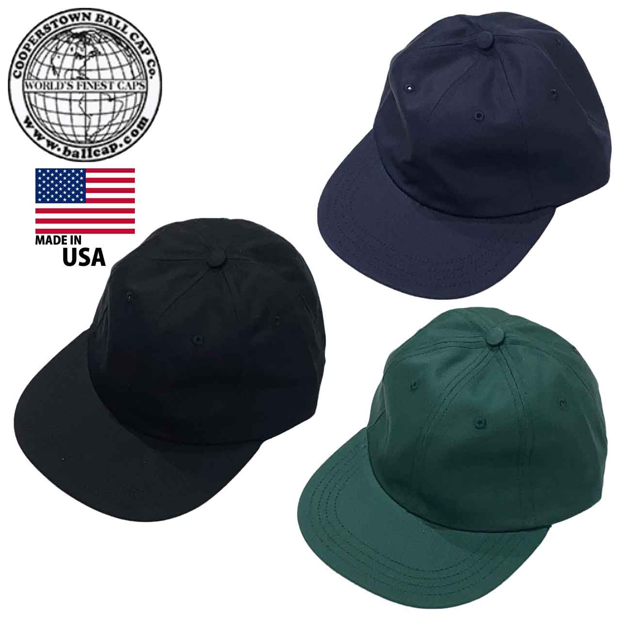 COOPERSTOWNBALLCAPクーパーズタウンボールキャップSOLIDソリッド