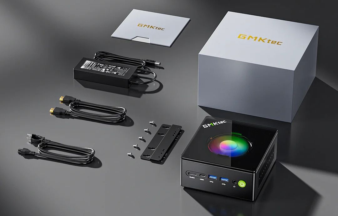 GMK NucBox K11 mini PC features Ryzen 9 8945HS, OCuLink, 2.5 GbE