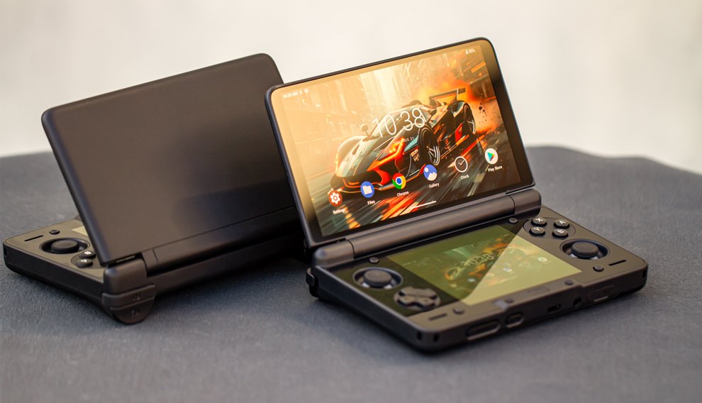 AYN Thor dual-screen Android handheld game console with OLED