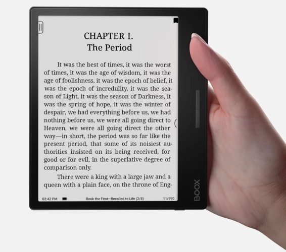 Onyx BOOX Page is a 7 inch eReader with an octa-core processor and