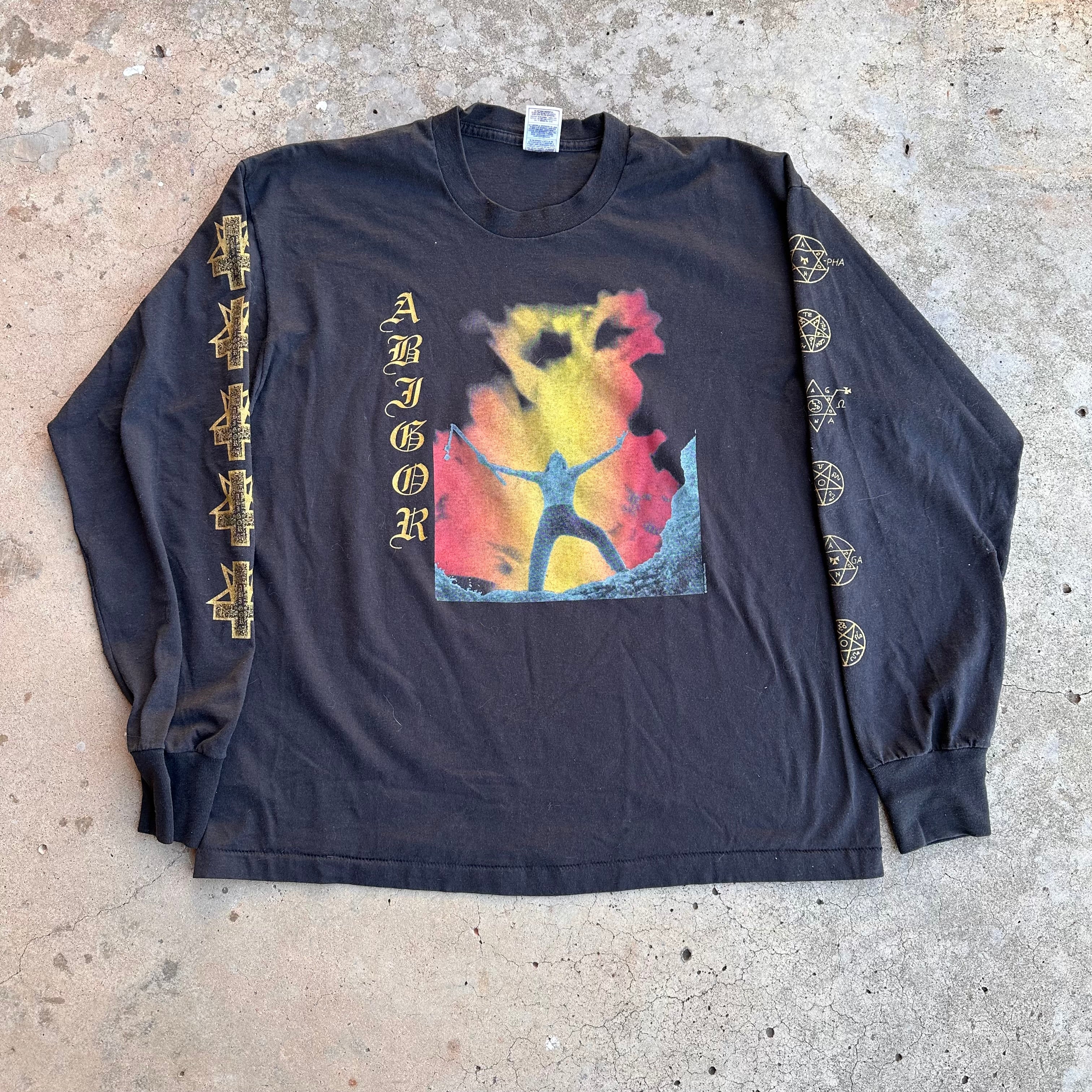 1995 Abigor Verwüstung: Invoke the Dark Age Album Longsleeve T