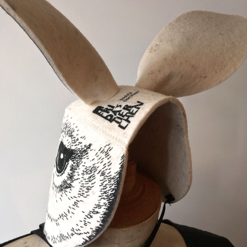 FRIDAS TIERCHEN ウサギ・ヘッドピース／BLACK - littlecloud online