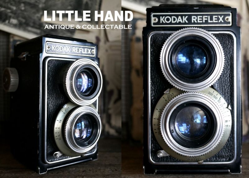 U.S.A. antique 渋い KODAK REFLEX 二眼レフカメラ 初代1946－49's