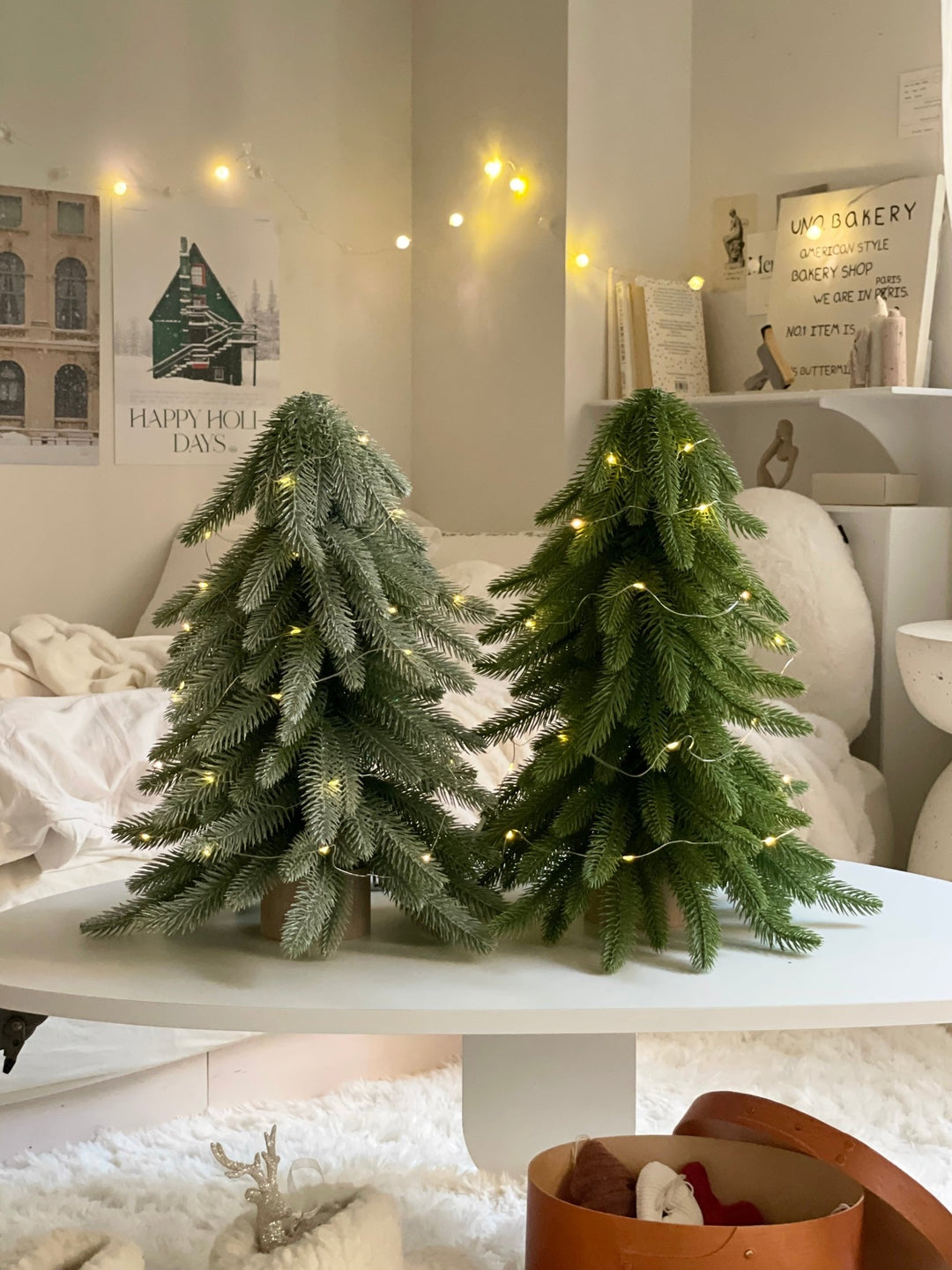 ノルディックミニツリー LEDライト付き｜おしゃれ クリスマスツリー