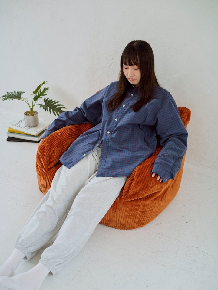 LOOSY 1人掛けビーズソファ ミニ Blood Orange｜1人用ソファ おしゃれ