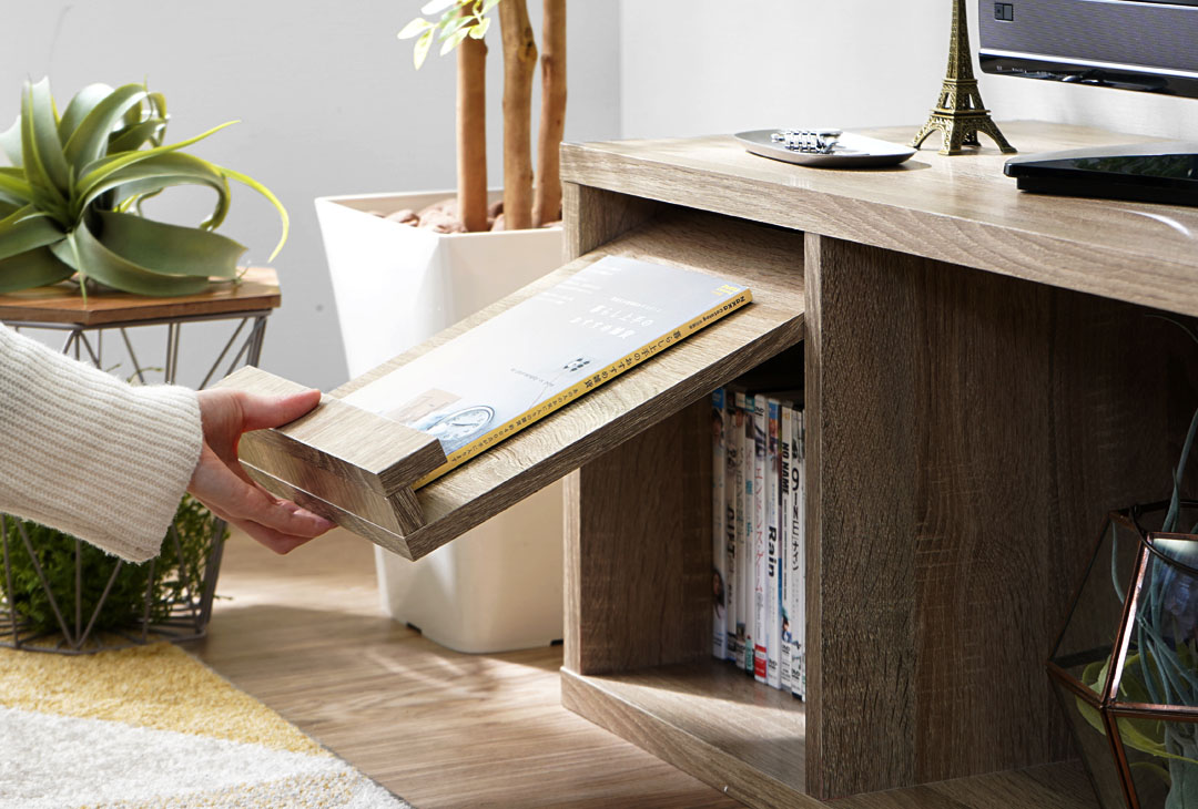 フラップ収納付き伸縮式テレビ台 LSD-06-0013 | LITEN StaD INC.