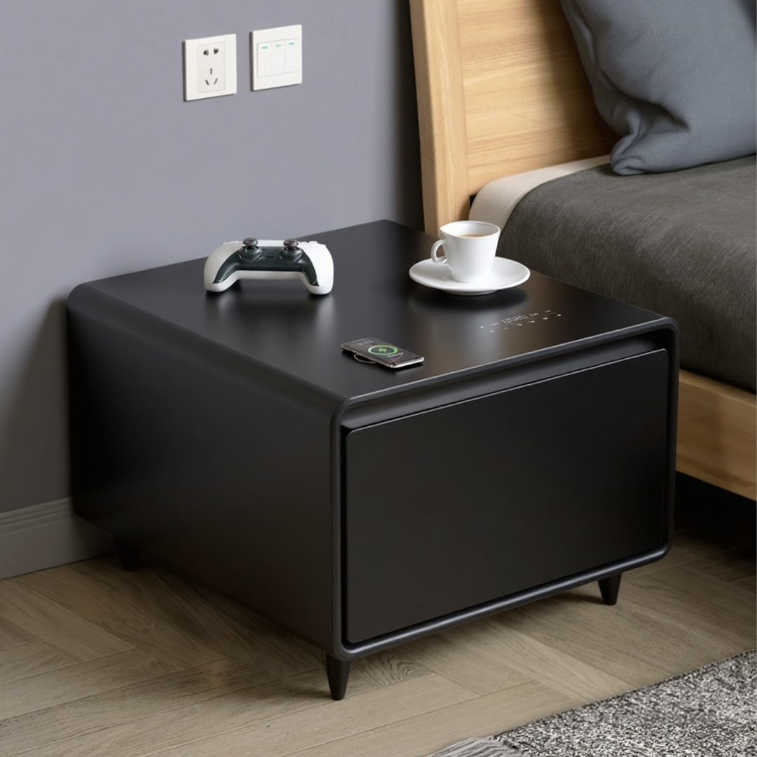 LIVTAB LT60 Smart Nightstand with Refrigerated Storage and Wireless Ch
