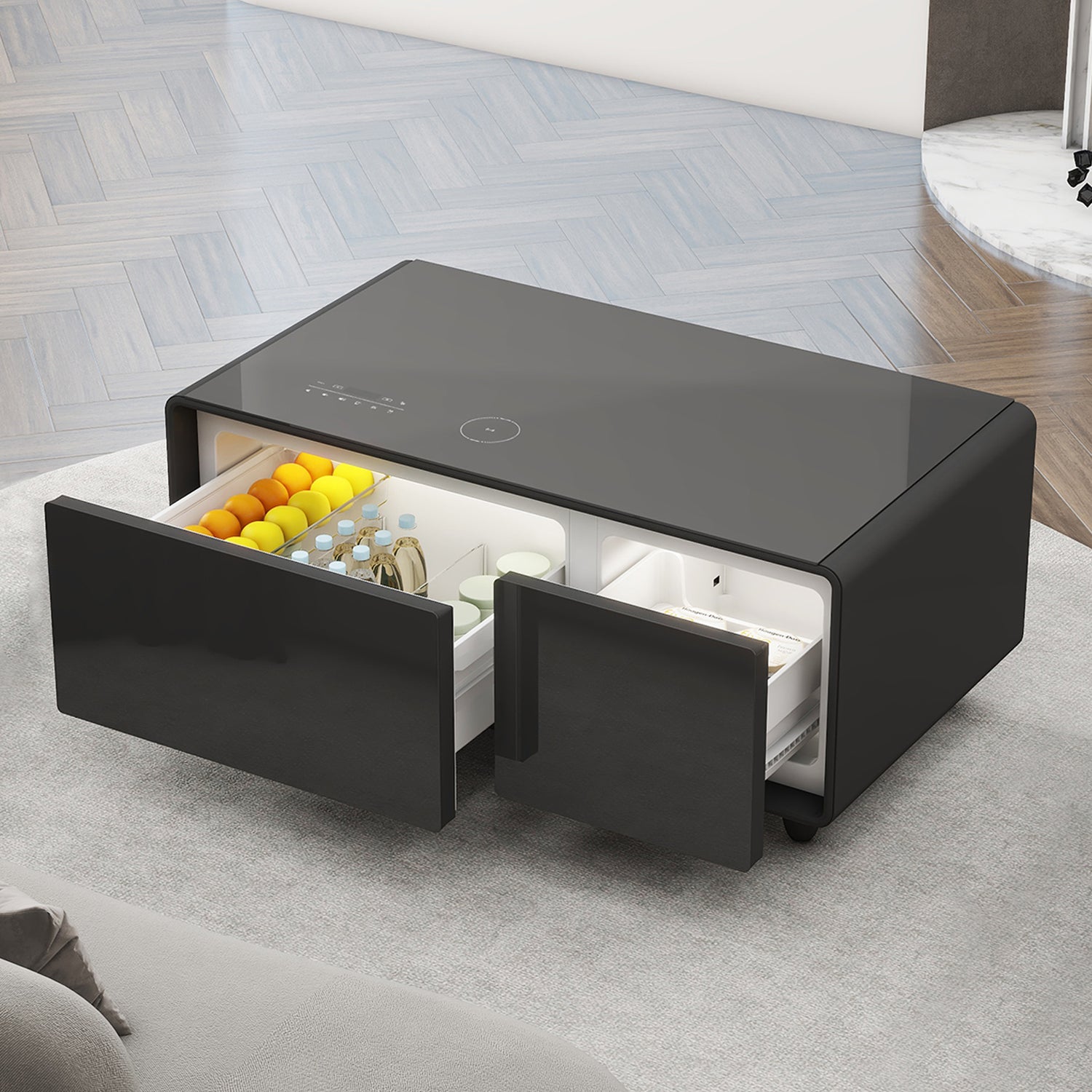 Livtab LT90 FreezerX Smart Coffee Table with Fridge and Freezer