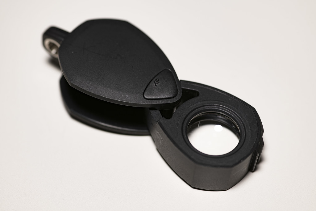 石好きによるルーペ紹介③『Nikon 宝石鑑定用ルーペ 10x』 - マクロ