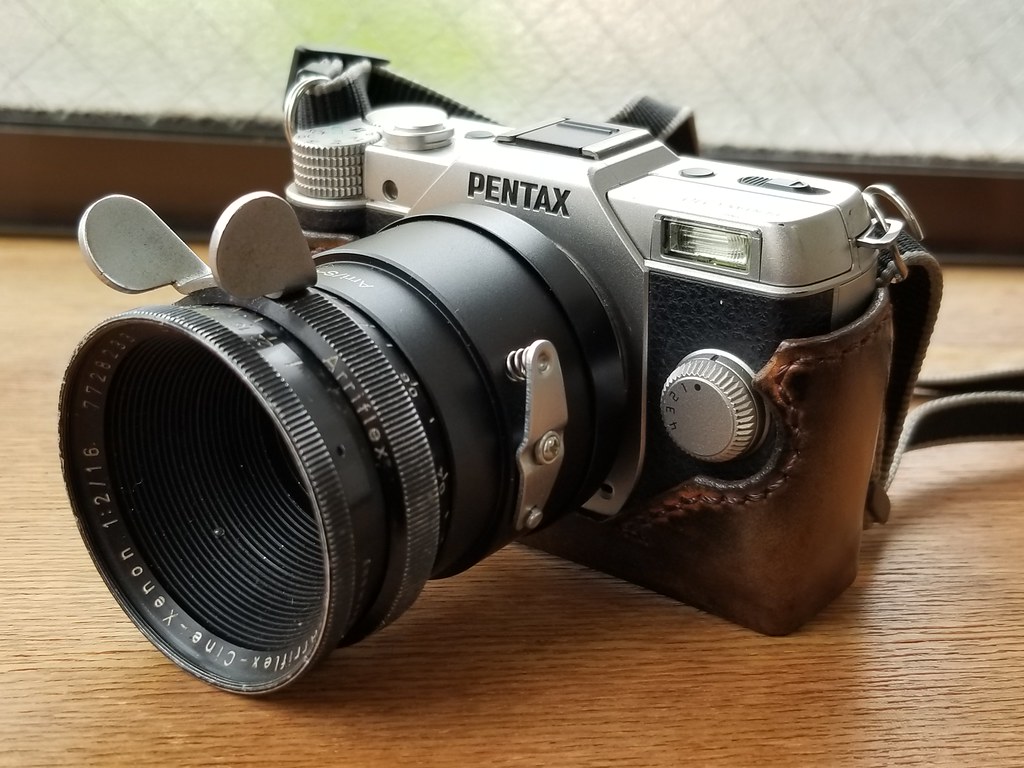 オールドレンズ】PENTAX Q10でArriflexシネレンズ【Arriflex-Cinegon