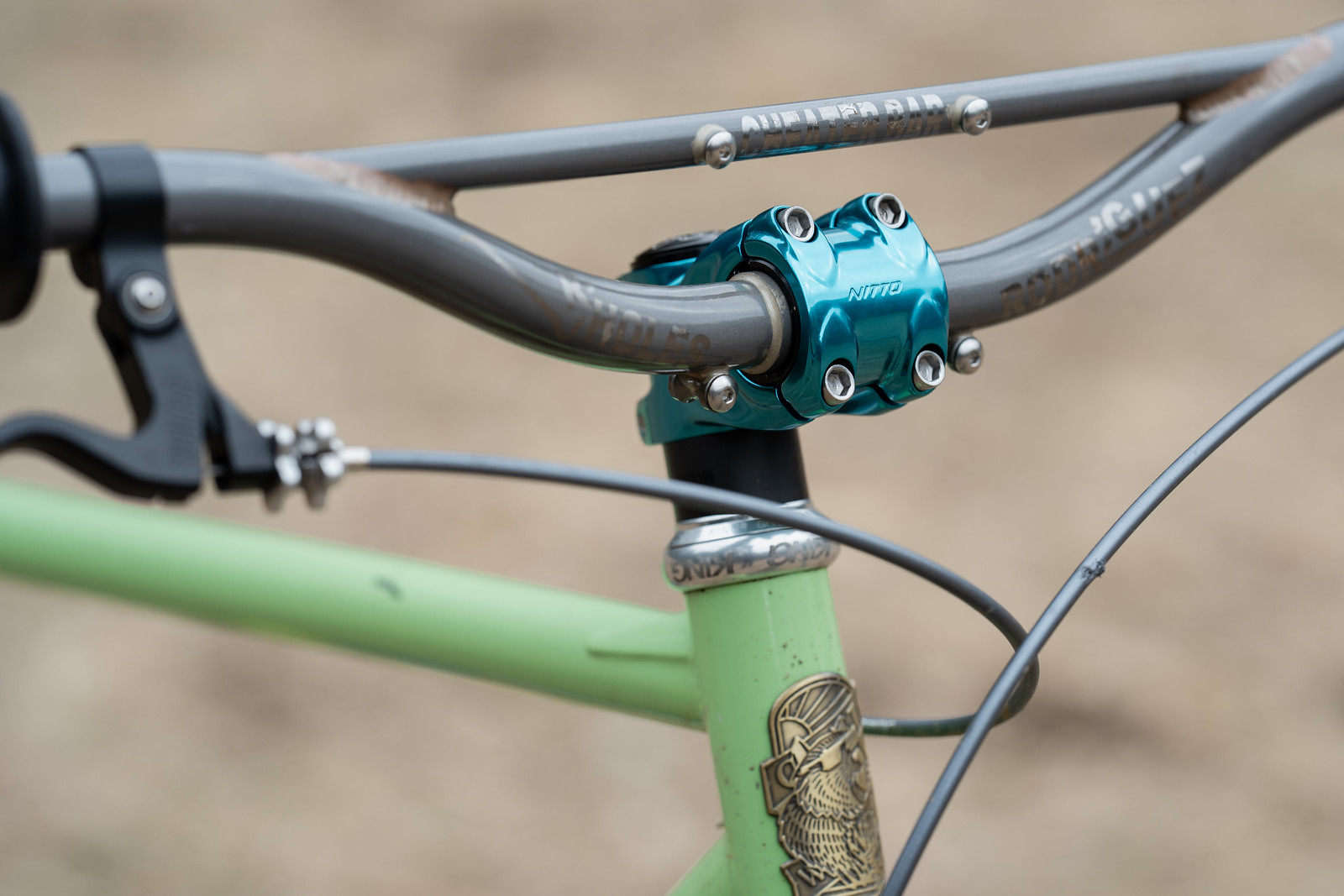 NITTO* MT-8 stem BL special (brown) - BLUE LUG ONLINE STORE