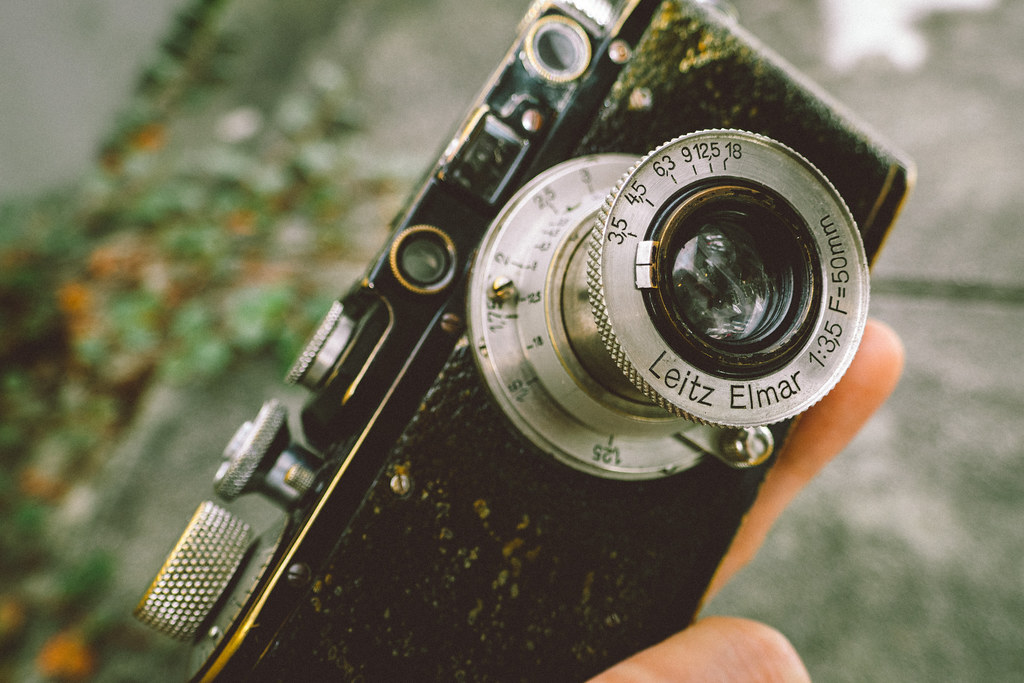 フィルムカメラであそぼう！ 1936 Leica II ニッケル Elmar 50mm F3.5
