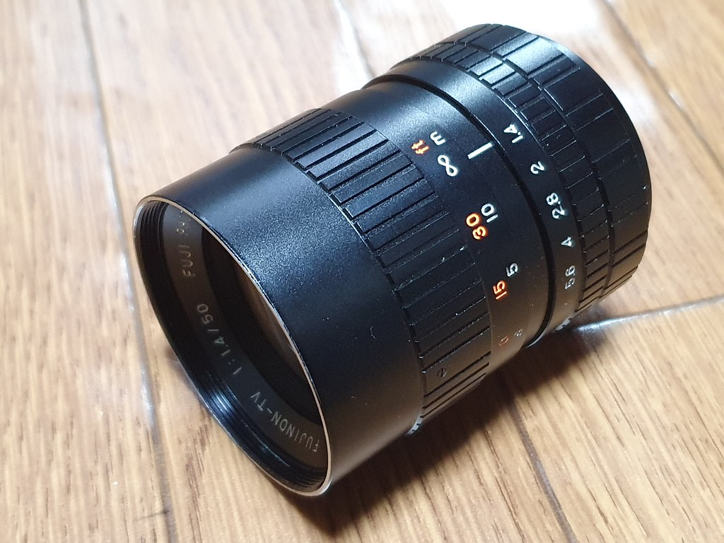 レンズ沼321本目】CマウントレンズFUJINON-TV 50mm F1.4をフルサイズ