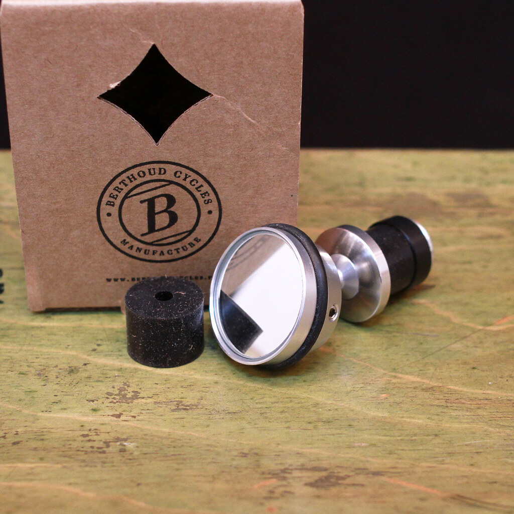 Gilles Berthoud / Bar-end Mirror / Silver anodized / ジルベルソー