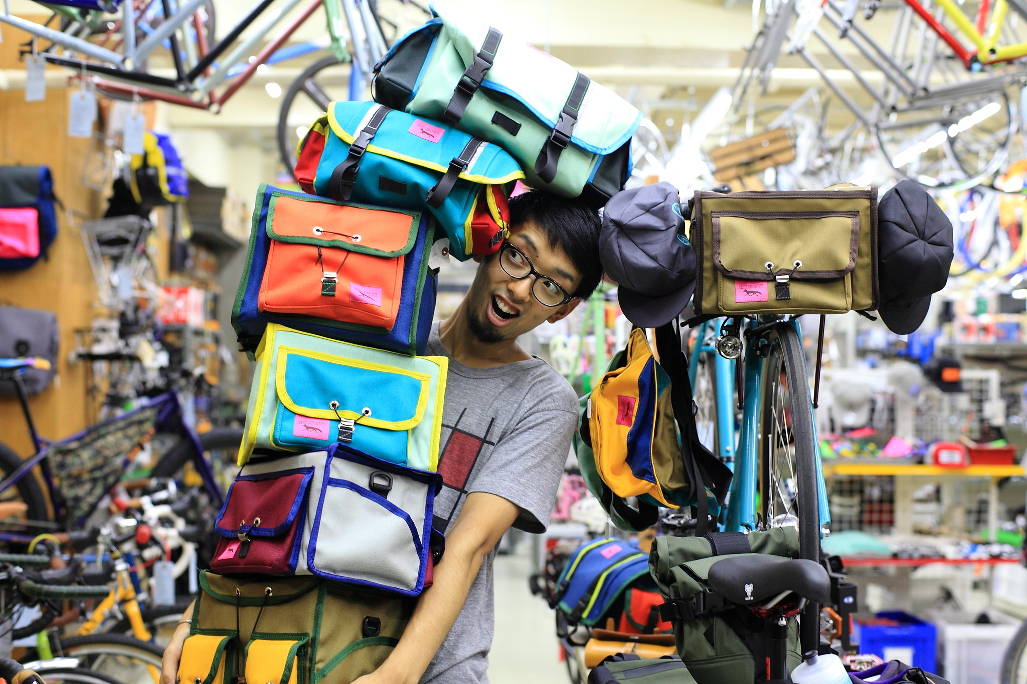 SWIFT INDUSTRIES* paloma handlebar bag (ecopak/teal) - BLUE LUG