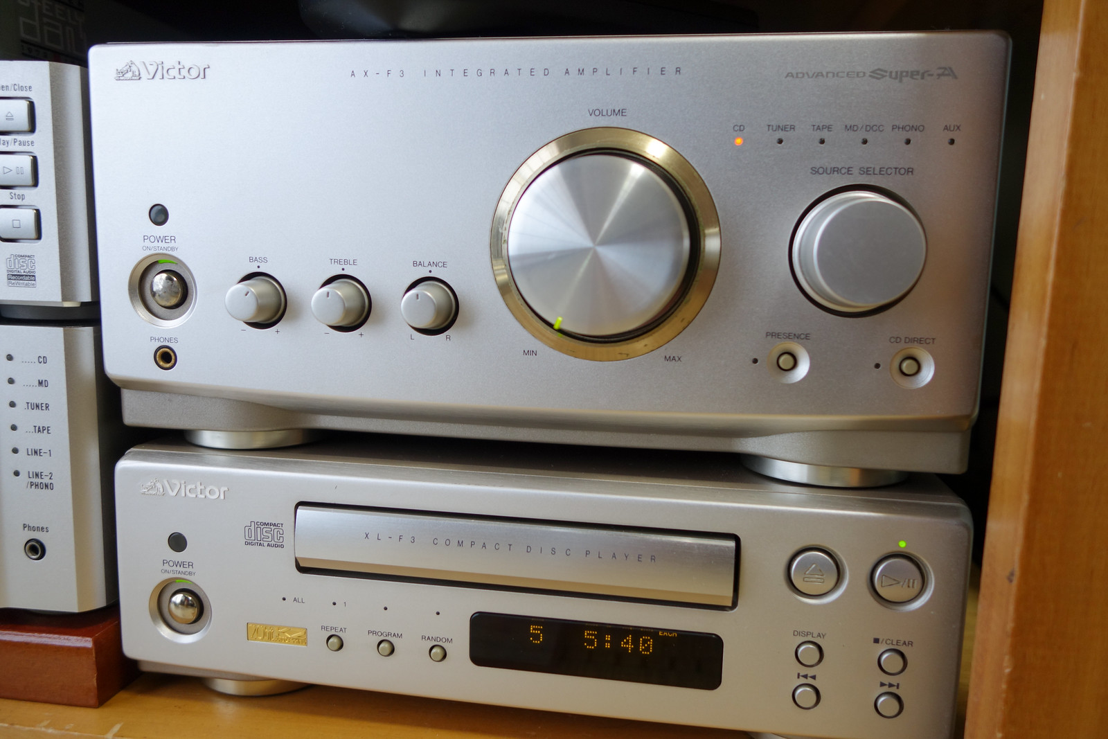 Victor AX-F3 & PIONEER PDR-N901 - むってぃーろぐ