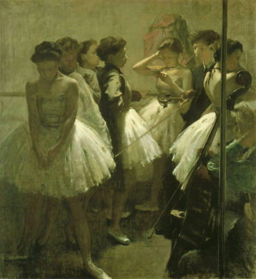 練習場の踊り子達/小磯 良平 : ART ZONE ∞