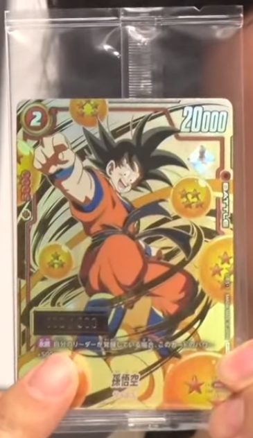 DBFW『FP-001 孫悟空 シリアルナンバー入り』 配布時には封筒とピロー