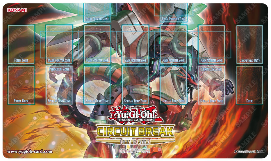 遊戯王 英語版 サーキット・ブレイク スニークピーク 「プレイマット
