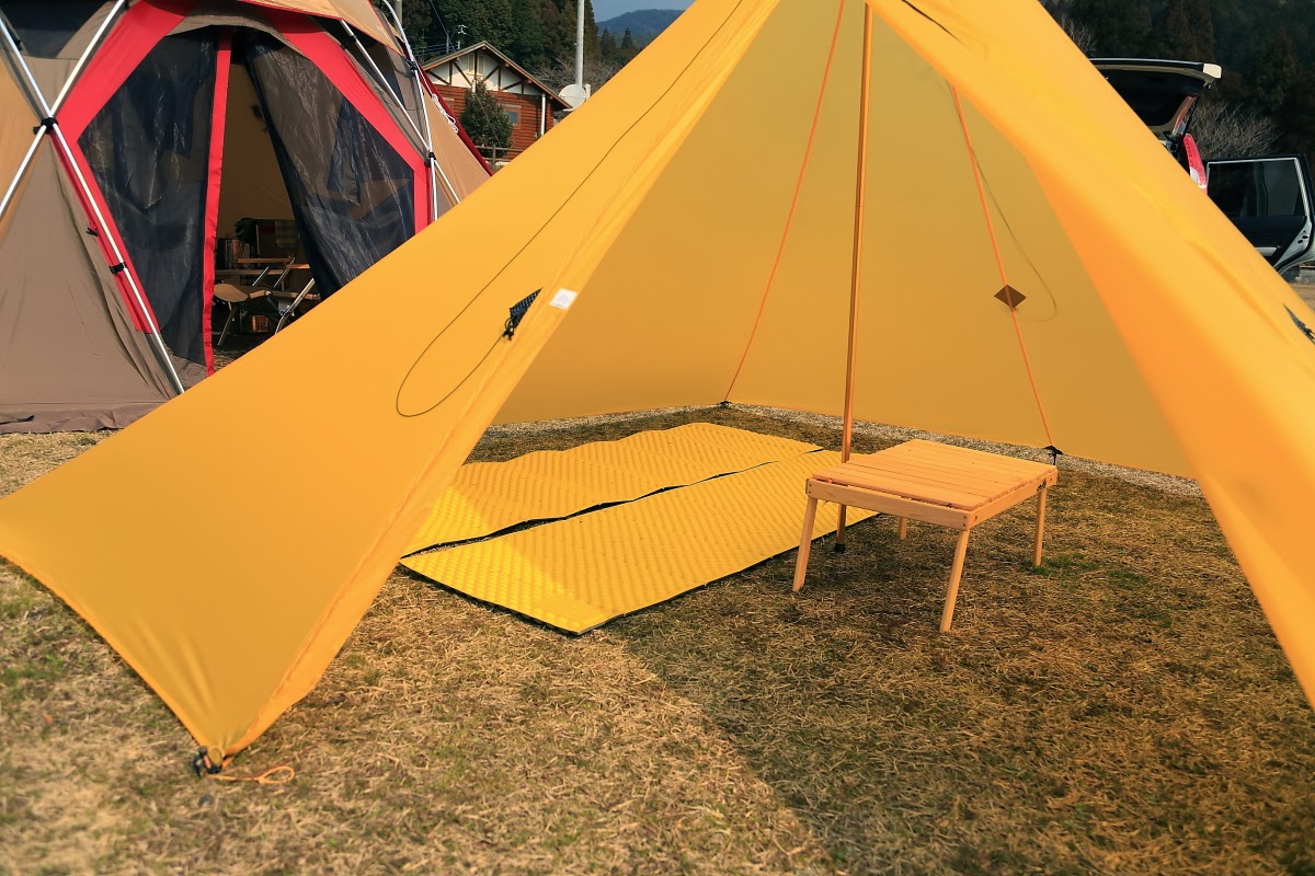 カフラシル初張りキャンプin吉野山 : nana to camping