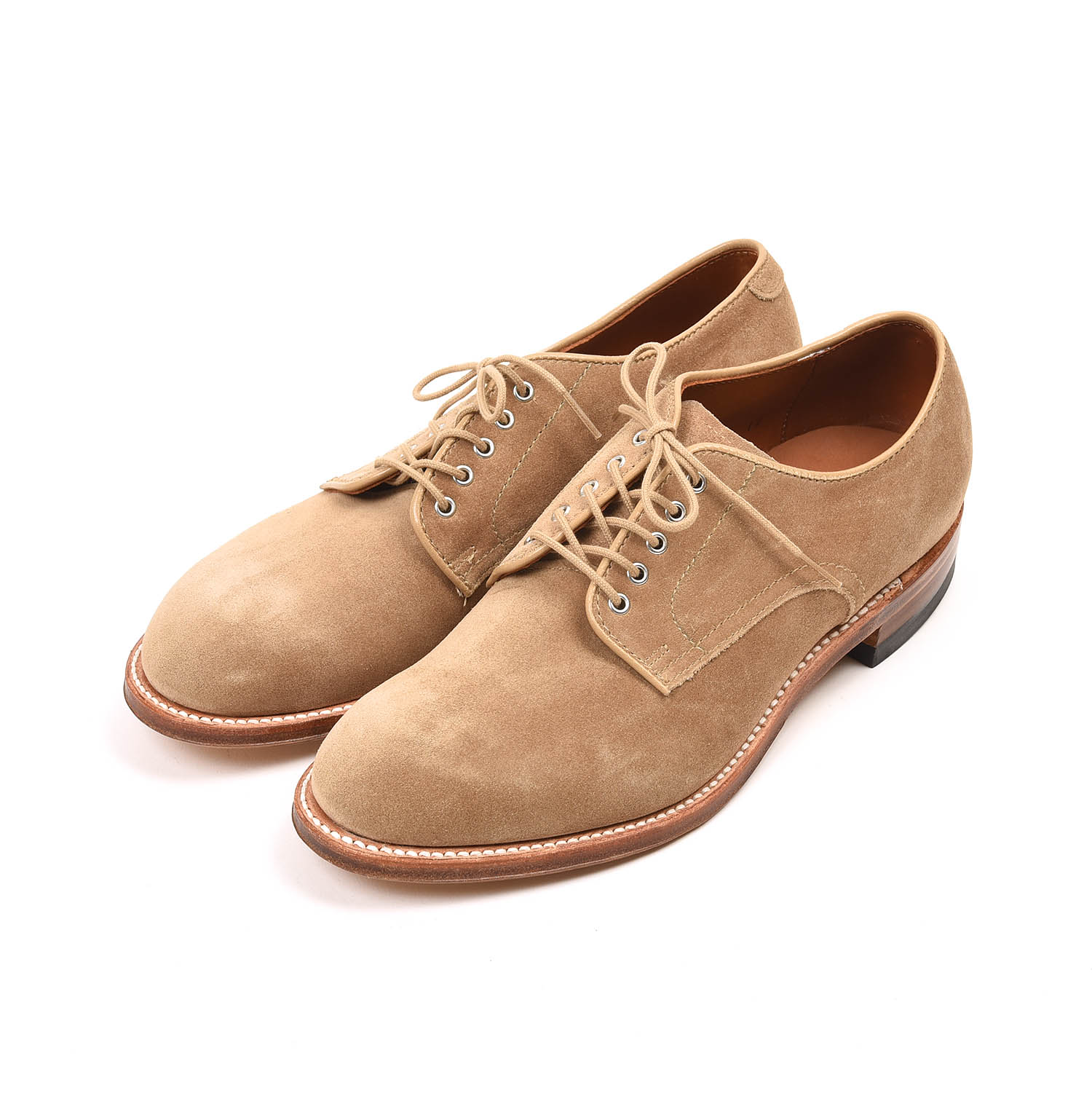 オールデン N6438 P-TOE NICKEL EYELET スエード TAN