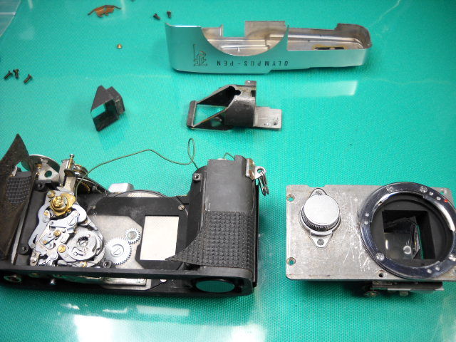 カメラ修理 オリンパス PEN-F : カメラ修理工房日記－－みの虫のひとりごと