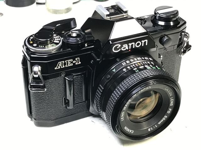 カメラ修理 Canon AE-1（キヤノンAE-1）の分解・整備 : カメラ修理工房