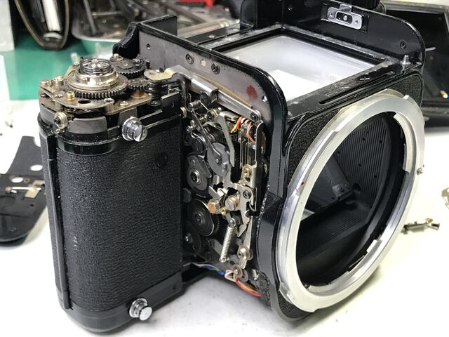 カメラ修理 ASAHI PENTAX6×7(アサヒペンタックス6×7)の整備 : カメラ