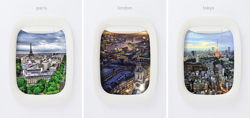 飛行機の窓をモチーフにしたフォトフレーム「Airframe」 : きよおと-KiYOTO