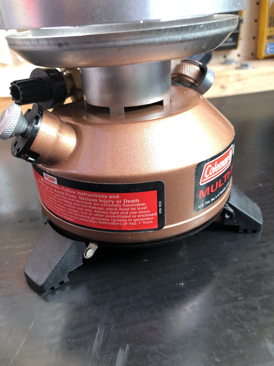 Coleman exponent MULTI-FUEL STOVE 550B725 改造記 : Cozy