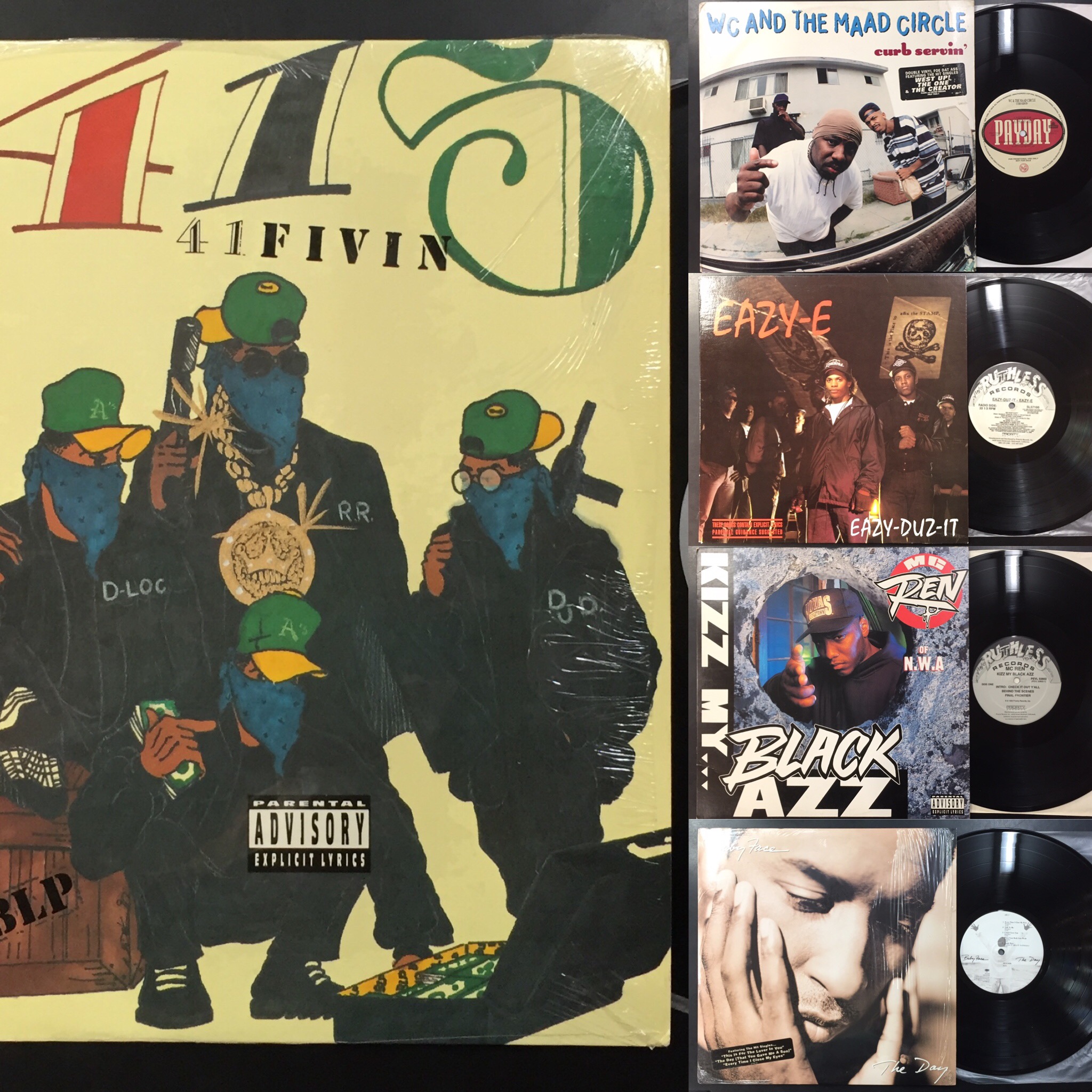 USED/HIPHOP】オークランド産RARE G-RAP、415の1ST『41FIVIN』LPが入荷