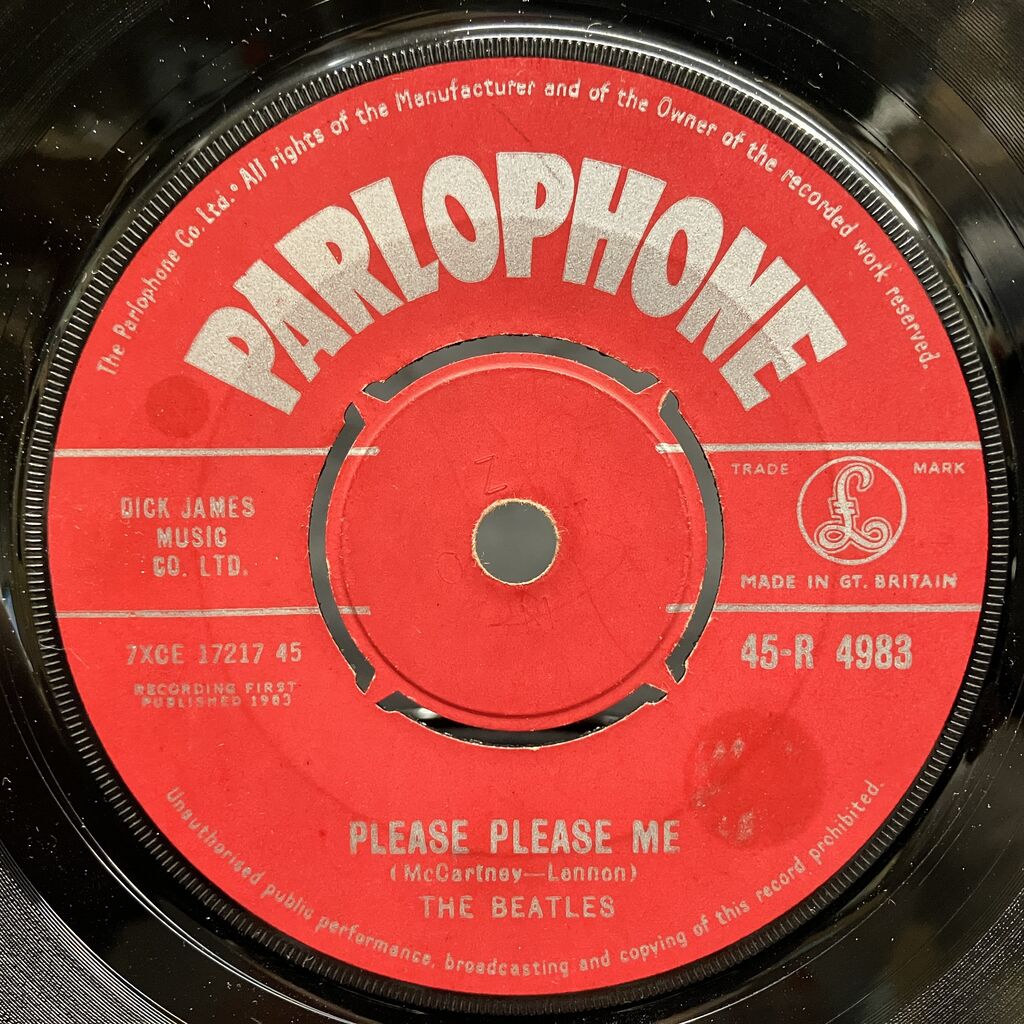 詳細】『PLEASE PLEASE ME』(45R4983) DEMO COPY 