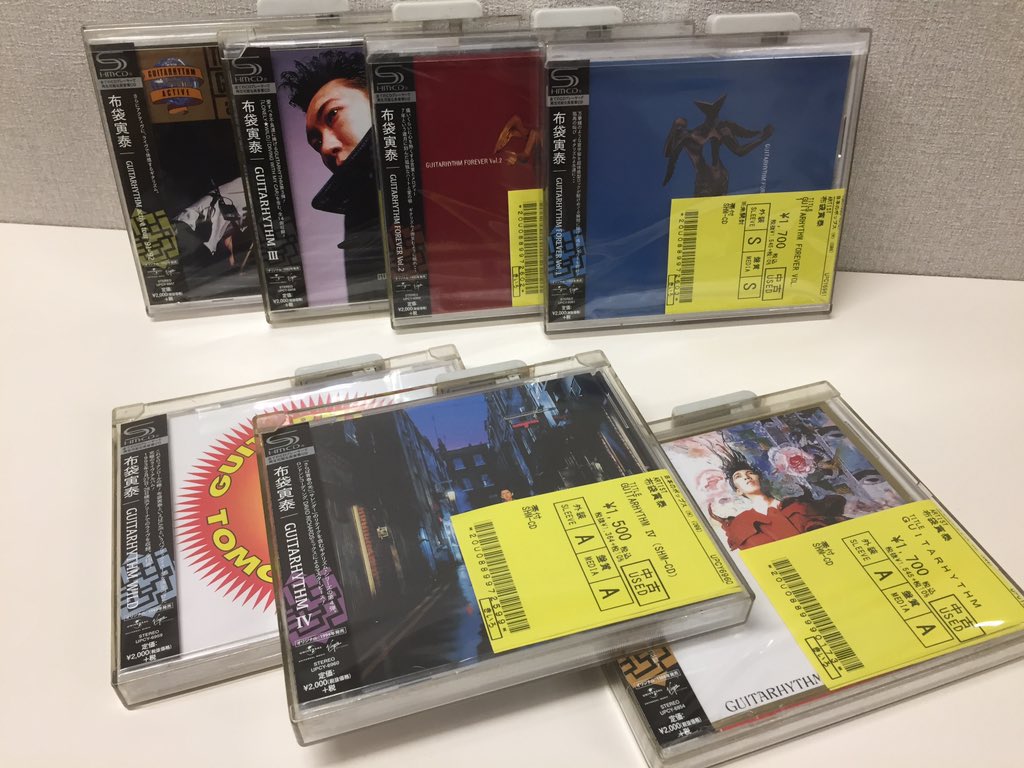 中古新入荷情報】布袋寅泰＆氷室京介！BOΦWY関連作の未開封品/美品