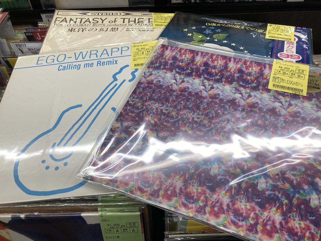 3/23(土)日本のPOP/ROCK中古レコード新入荷情報】YMOや大滝詠一関連作