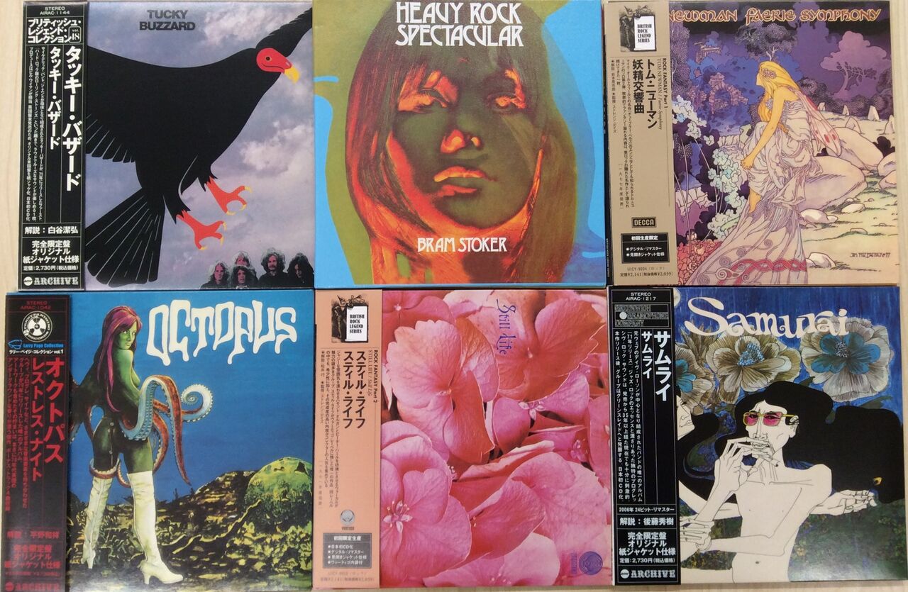 2/19(日)【紙ジャケ400枚】60～70年代ロック、プログレの美品が大量