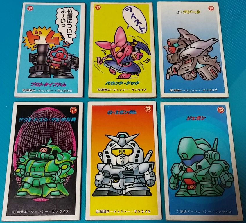 機動戦士ガンダム めんこ まとめ6種類18枚セット 機動戦士ガンダム