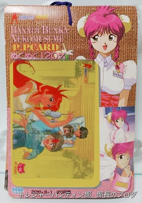 1998年 アマダ 万能文化猫娘 PPカード 駄菓子屋 引き物 くじ引き