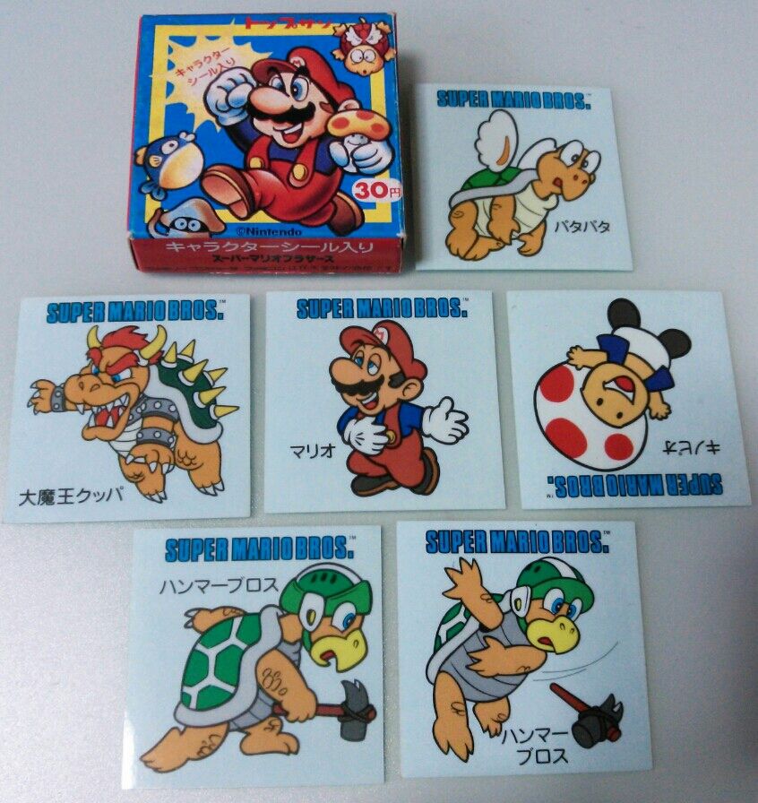 トップサン スーパーマリオ ガム シール : トレジャーハンティン部