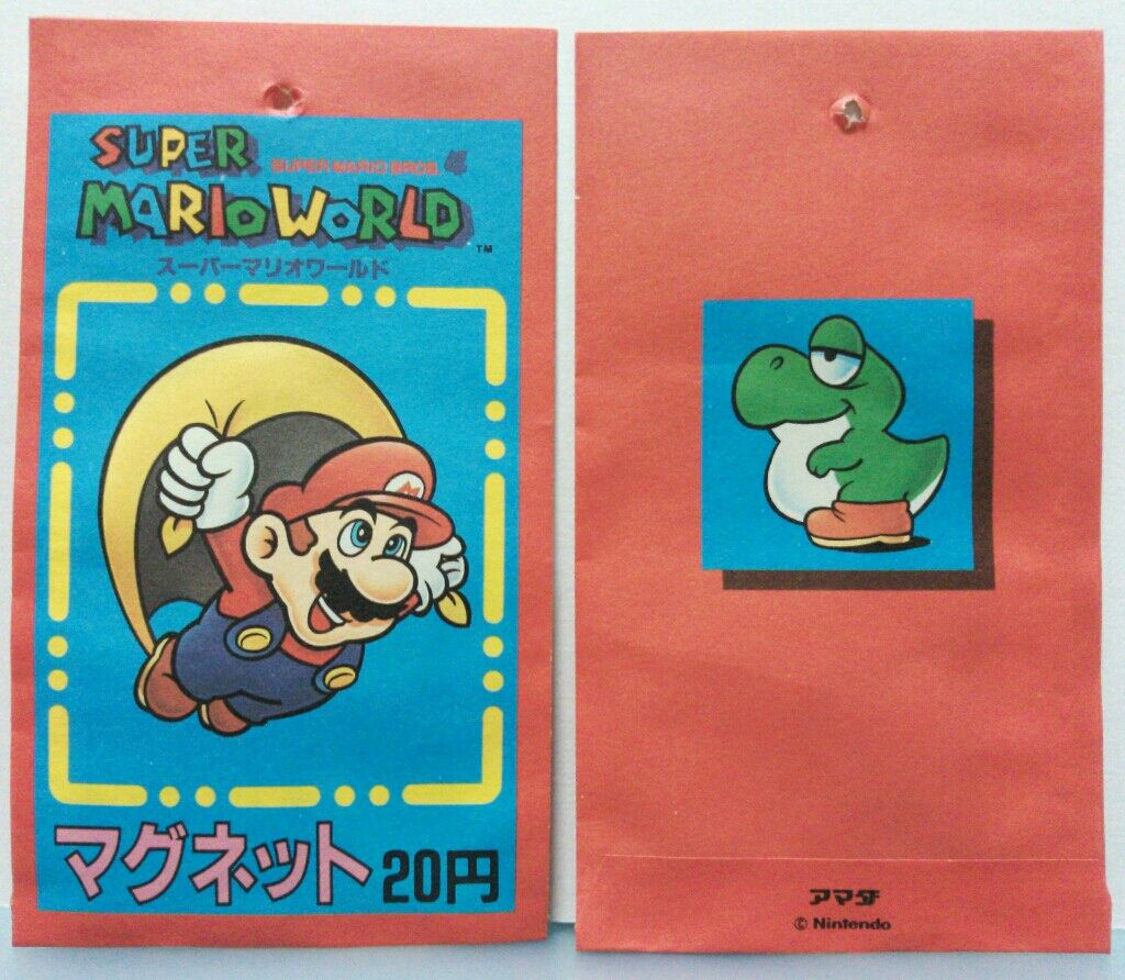 1990年発売 スーパーマリオワールド カード キラマグネット4枚目