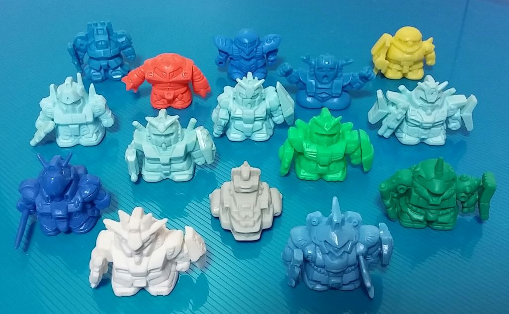 SDガンダム ガン消し ベストセレクション レアカラー リスト 台紙