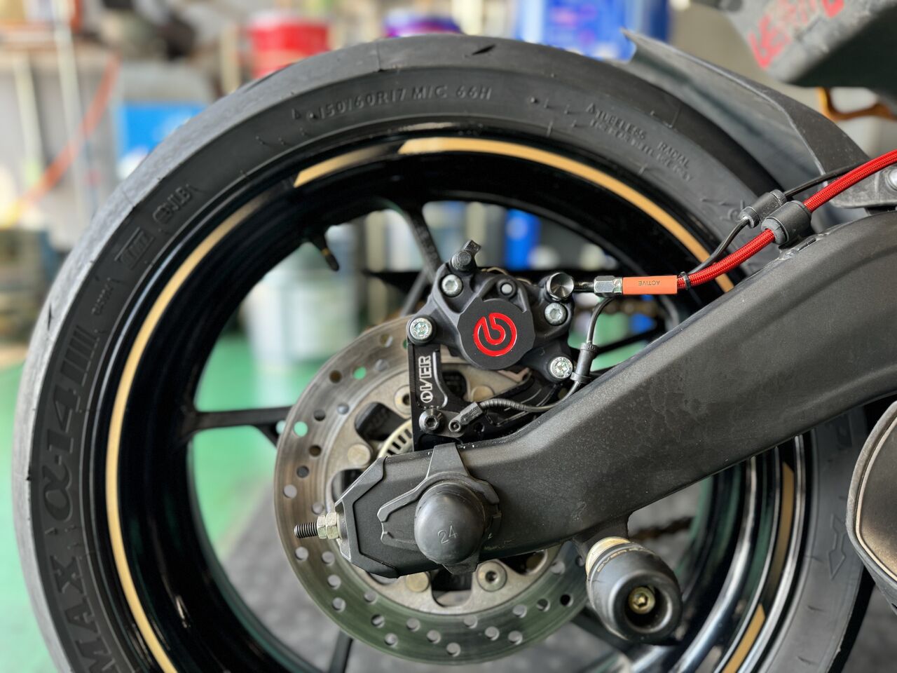 水戸2りんかん】☆ZX-25R 性能強化とドレスアップ✿(*´з`)♪☆ : 2