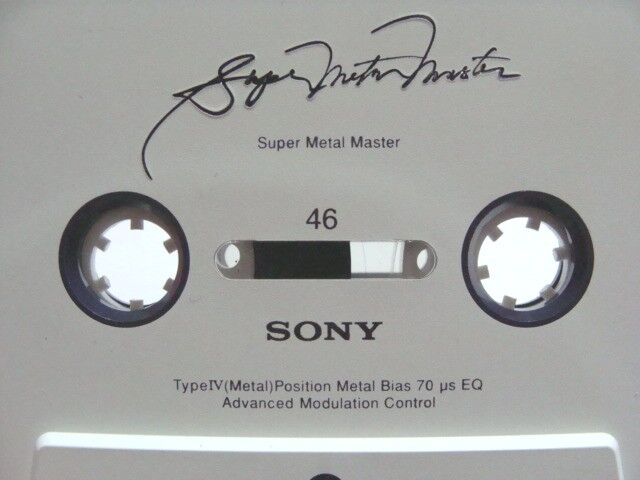 ソニー カセットテープの最高峰 Super Metal Master : さくの家電のーと