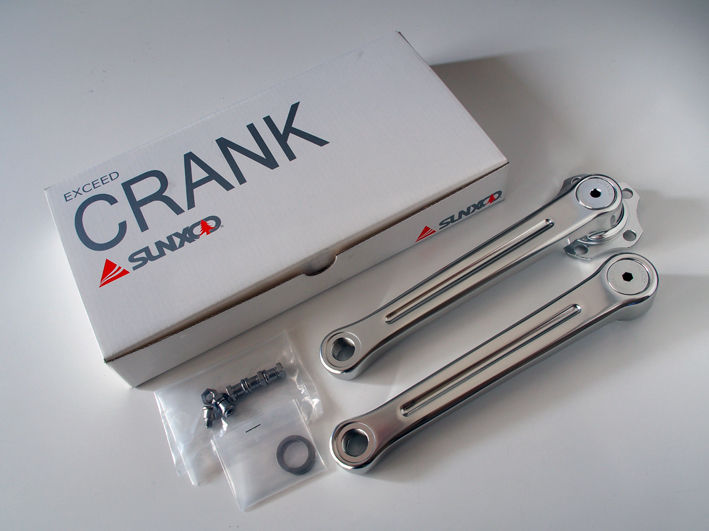 サンエクシードクランクを装着!! : 旅からす本館 日本をもっと楽しもう!!