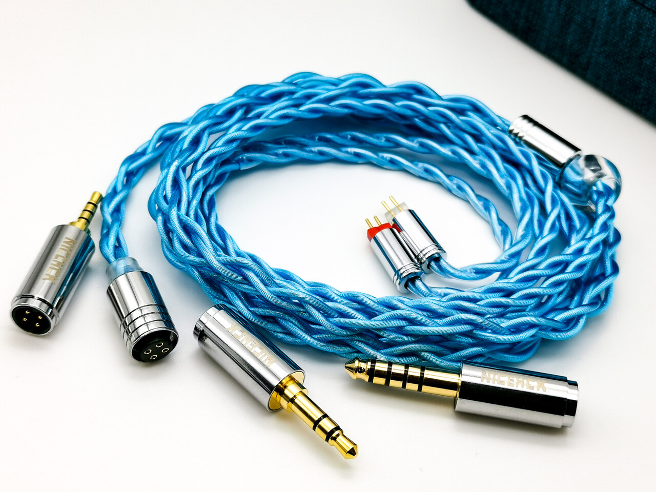 NICEHCK Season」7N OCC銀メッキ線 3-in-1プラグ式ケーブル ／ 4色