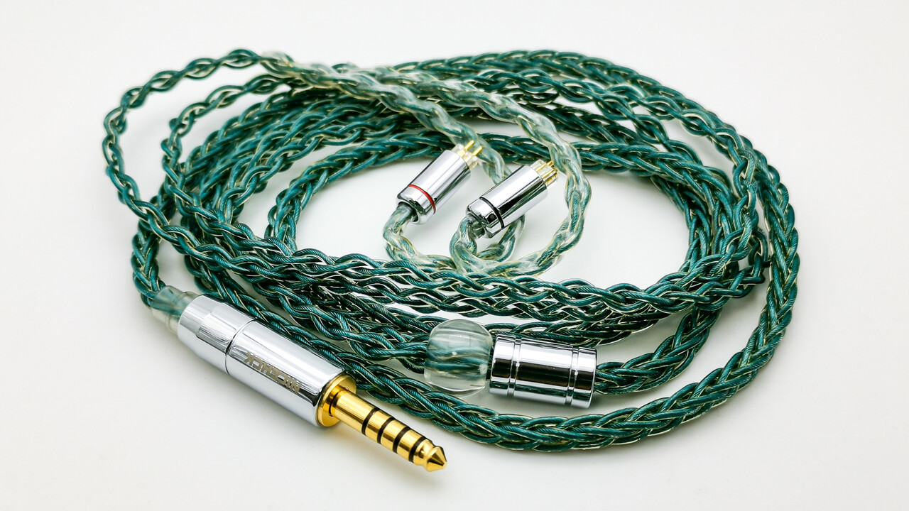 NICEHCK SuperCyan」 7N OCC(高純度単結晶銅) + OCC銀合金 リッツ線 8