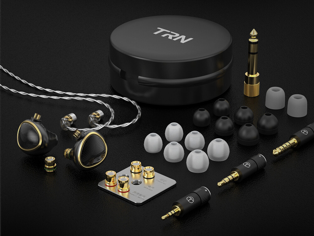 TRN Kirin」 14.5mm大口径平面駆動ドライバー搭載。交換フィルター